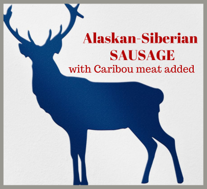 Alaskan Siberian- Sausage w/ Caribou