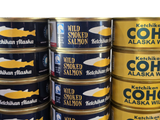 Buy 12 Get 8 Free · Alaskan Wild Salmon Large Cans