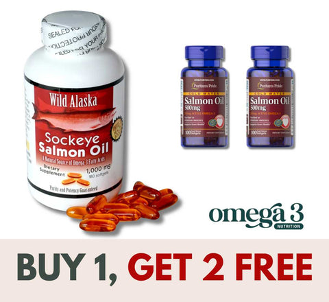 BUY 1 Salmon Oil · GET 2 FREE