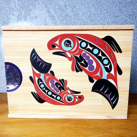 Native Wood Box - Circle of Life - SalmonMarket
